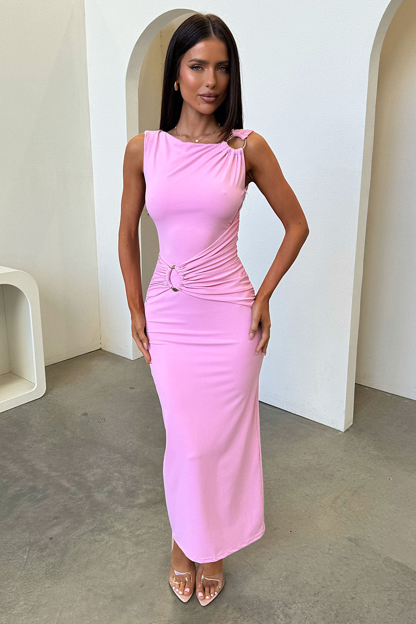 Alexie Maxi Dress - Pink